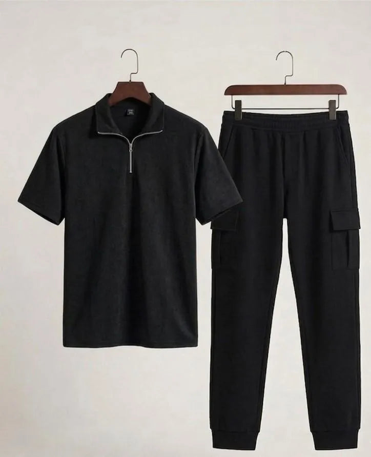 Urban Flex Dri-FIT 2-Piece Set – Half Zip Shirt & Cargo Trousers