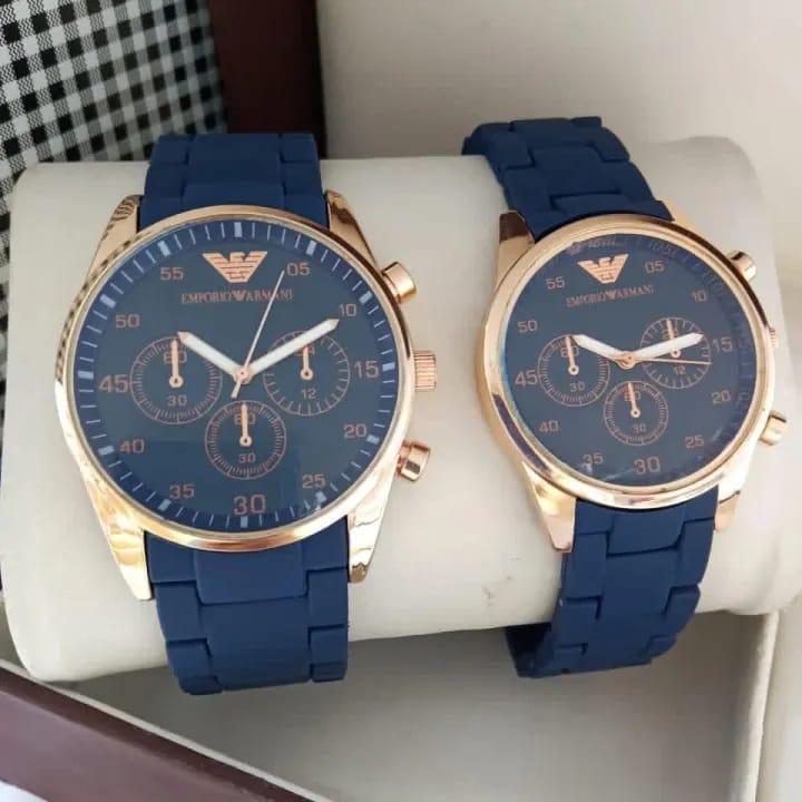 Royal Sync Couple Watches – Premium His & Hers Set