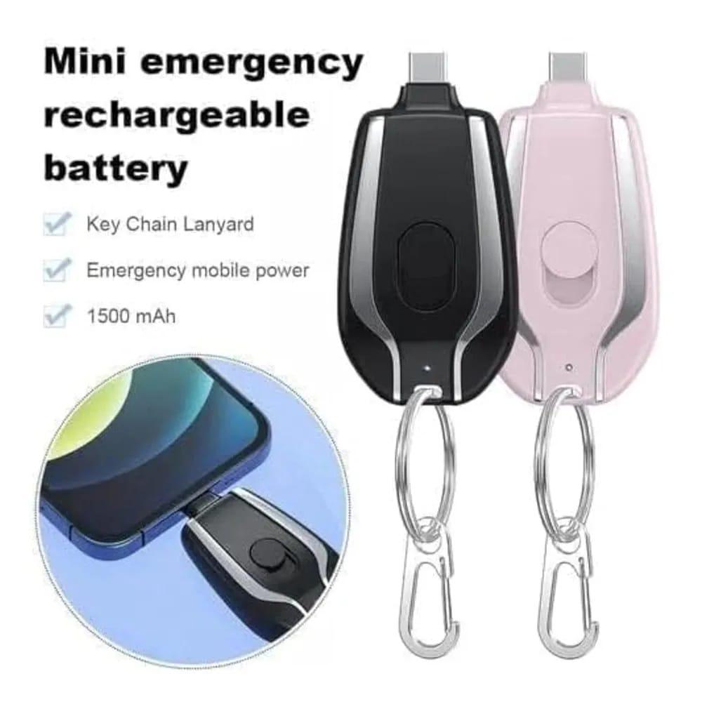 Mini Power Keychain Charger – Portable Emergency Fast Charger