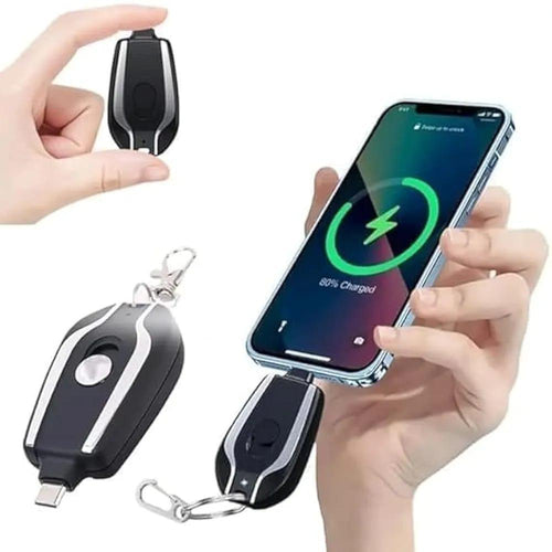 Mini Power Keychain Charger – Portable Emergency Fast Charger
